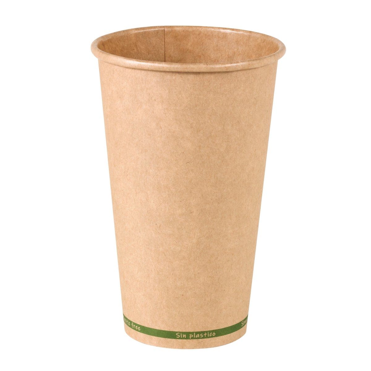 Packnwood ZEN" Kraft Paper Cup Plastic Free 16oz D:3.5in H:5.4in - iFoodservice Online