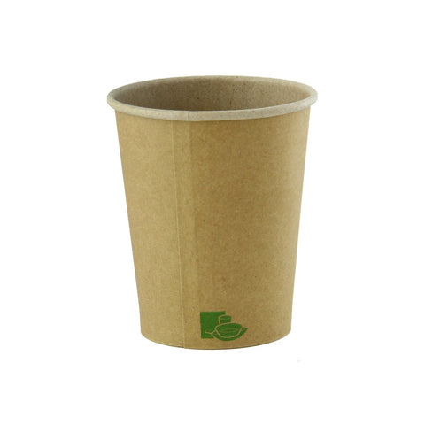 Packnwood Zen Kraft Recyclable Paper Cup 10oz D:3.5in H:3.4in - iFoodservice Online
