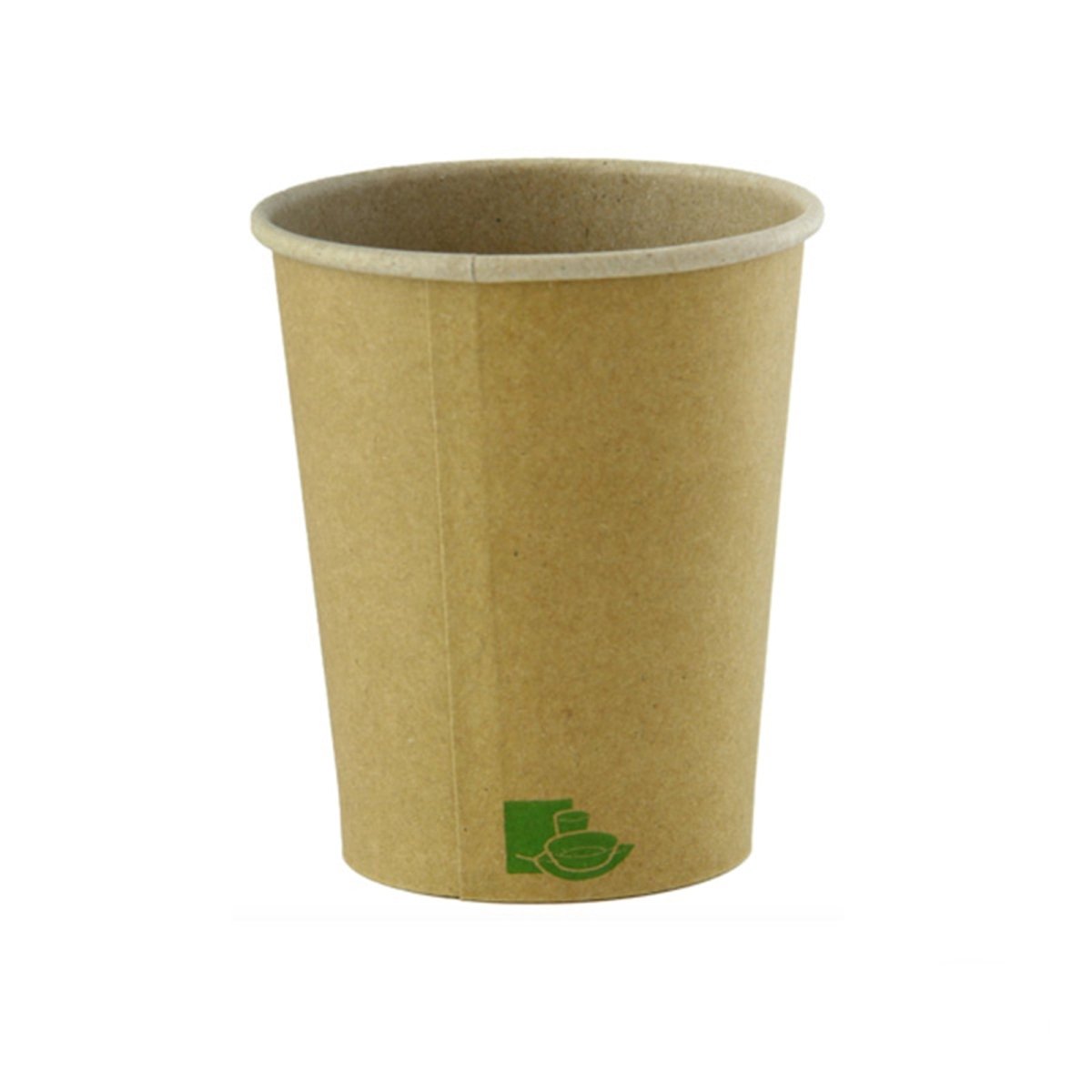 Packnwood Zen Kraft Recyclable Paper Cup 8oz D:3.15in H:3.6in - iFoodservice Online