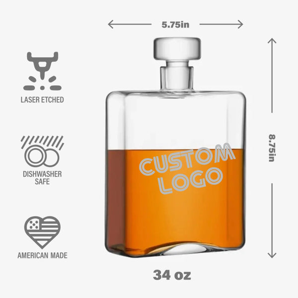 Personalized Cask Whisky Gift Set Engraved | Custom Laser Etched Favor - iFoodservice Online