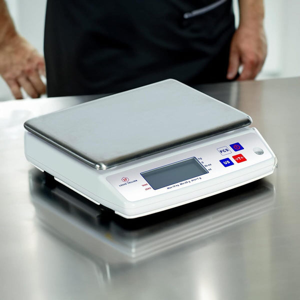 Professional Electronic Scale 22lbs (10kg), Precision ±1g With Battery + Adapter (N3694) - iFoodservice Online