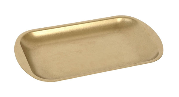 Purasangre Vintage Tray Dorada Stainless Steel Vintage 9.25x5.51x0.59 in - P1501003C - iFoodservice Online