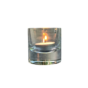Turgla Decorative Senses dia.2" h:2" Round Clear Glass Votive (Set of 12) (16855) - iFoodservice Online