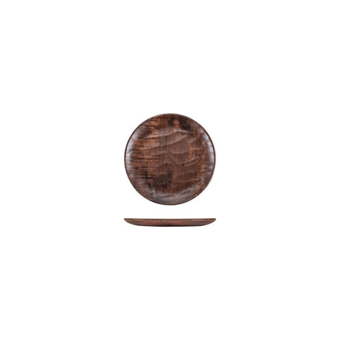 Turgla EcoGrain dia.6.75" Round Brown Composite Plate (Set of 12) (TRI741) - iFoodservice Online