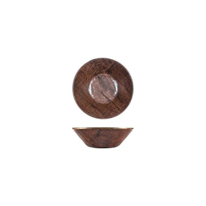 Turgla EcoGrain dia.7.5" h:2.25" 32 oz. Round Brown Composite Bowl (Set of 12) (TRI787) - iFoodservice Online