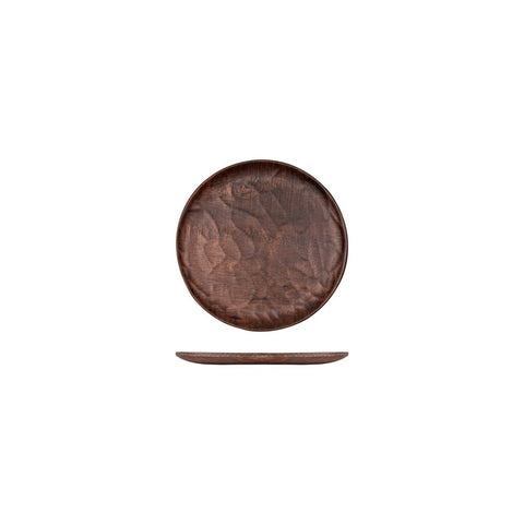 Turgla EcoGrain dia.8.25" Round Brown Composite Plate (Set of 12) (TRI743) - iFoodservice Online