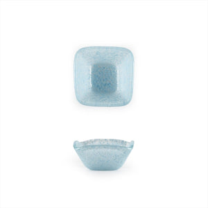 Turgla Fusion Glass Dinnerware 2.25" x 2.25" x h:1.5" 2 oz. Square Blue Glass Ramekin, Set of 24 (02 - 047 - 06BBL) - iFoodservice Online