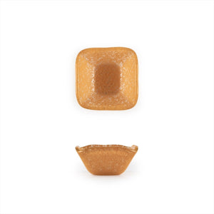 Turgla Fusion Glass Dinnerware 2.25" x 2.25" x h:1.5" 2 oz. Square Orange Glass Ramekin, Set of 24 (02 - 047 - 06ORG) - iFoodservice Online