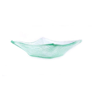 Turgla Fusion Glass Dinnerware 7.5" x 7.5" x h:2" 15 oz. Square Clear Glass Deep Plate, Set of 12 (02 - 358 - 20CLR) - iFoodservice Online