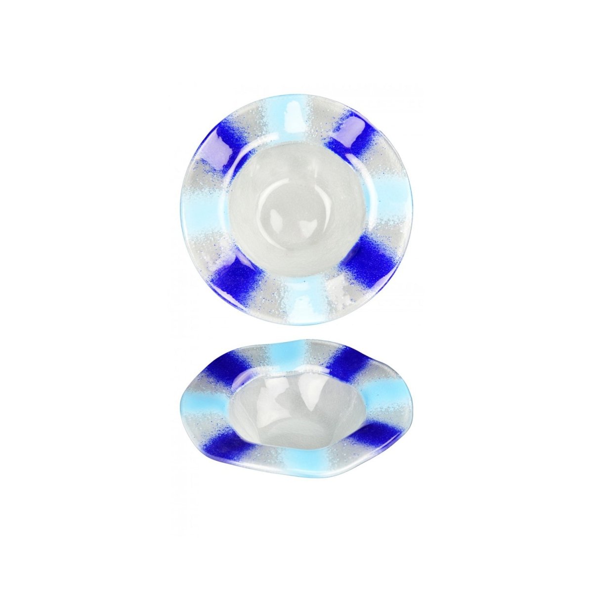 Turgla Fusion Glass Dinnerware dia.10.5" h:4" 24 oz. Round Frosted Glass Bowl, Set of 6 (04 - 026 - 27FRS) - iFoodservice Online
