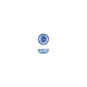 Turgla Fusion Glass Dinnerware dia.2.75" h:1.25" 4 oz. Round Blue Glass Ramekin, Set of 24 (04 - 415 - 07CBL) - iFoodservice Online
