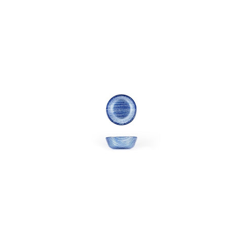 Turgla Fusion Glass Dinnerware dia.2.75" h:1.25" 4 oz. Round Blue Glass Ramekin, Set of 24 (04 - 415 - 07CBL) - iFoodservice Online