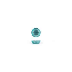 Turgla Fusion Glass Dinnerware dia.2.75" h:1.25" 4 oz. Round Blue Glass Ramekin, Set of 24 (04 - 415 - 07TRQ) - iFoodservice Online