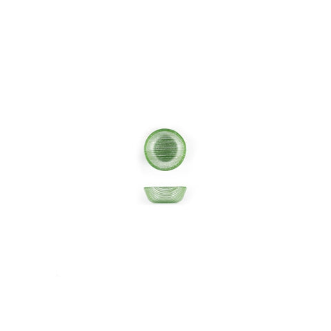 Turgla Fusion Glass Dinnerware dia.2.75" h:1.25" 4 oz. Round Green Glass Ramekin, Set of 24 (04 - 415 - 07GRN) - iFoodservice Online