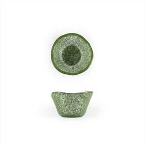 Turgla Fusion Glass Dinnerware dia.3.25" h:2" 4 oz. Round Green Glass Ramekin, Set of 24 (10 - 029 - 09GRN) - iFoodservice Online