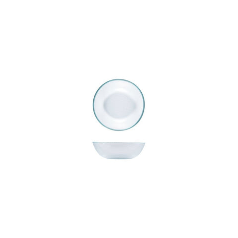 Turgla Fusion Glass Dinnerware dia.4.5" h:1.5" 5 oz. Round Clear Glass Bowl, Set of 12 (04 - 019 - 12SCLR) - iFoodservice Online