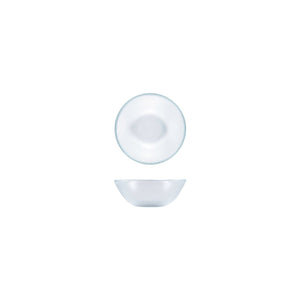 Turgla Fusion Glass Dinnerware dia.5.5" h:2" 14 oz. Round Clear Glass Bowl, Set of 12 (04 - 019 - 14SCLR) - iFoodservice Online