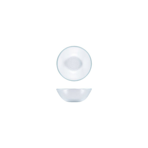 Turgla Fusion Glass Dinnerware dia.5.5" h:2" 14 oz. Round Clear Glass Bowl, Set of 12 (04 - 019 - 14SCLR) - iFoodservice Online