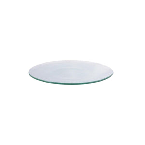 Turgla Fusion Glass Dinnerware dia.6" Round Clear Glass Plate, Set of 12 (04 - 200 - 15CLR) - iFoodservice Online