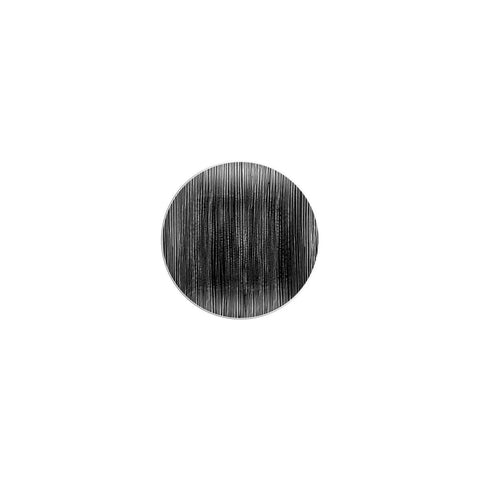 Turgla Fusion Glass Dinnerware dia.7.5" Round Black Glass Plate, Set of 6 (04 - 711 - 20BLK) - iFoodservice Online