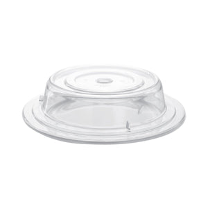 Turgla Polycarbonate Misc dia.11" h:2.5" Round Clear Polycarbonate Plate Cover (Set of 25) (R - SRVCVR277CLR) - iFoodservice Online