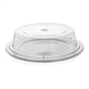 Turgla Polycarbonate Misc dia.12.75" h:3" Round Clear Polycarbonate Plate Cover (Set of 25) (R - SRVCVR323CLR) - iFoodservice Online
