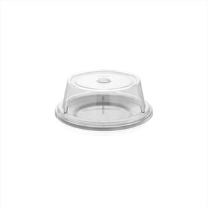 Turgla Polycarbonate Misc dia.6.75" h:2.5" Round Clear Polycarbonate Plate Cover (Set of 100) (R - SRVCVR172CLR) - iFoodservice Online
