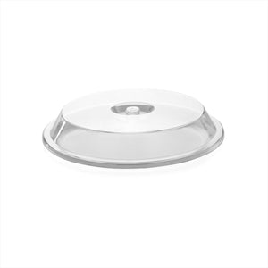 Turgla Polycarbonate Misc dia.9.25" h:1.5" Round Clear Polycarbonate Plate Cover (Set of 35) (R - SRVCVR238CLR) - iFoodservice Online