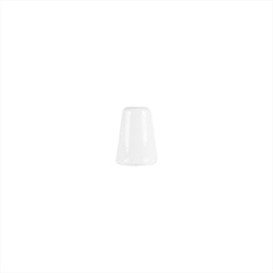 Turgla Porcelain Delta - Coupe dia.2" h:2.75" Round White Porcelain Salt & Pepper Shaker Set (Set of 24) (EO01BR00) - iFoodservice Online