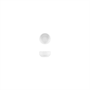 Turgla Porcelain Delta - Coupe dia.2.25" h:1" 1 oz. Round White Porcelain Ramekin (Set of 24) (EO06JK00) - iFoodservice Online
