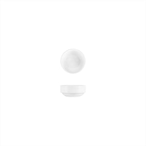 Turgla Porcelain Delta - Coupe dia.3" h:1.25" 3 oz. Round White Porcelain Ramekin (Set of 24) (EO08JK00) - iFoodservice Online
