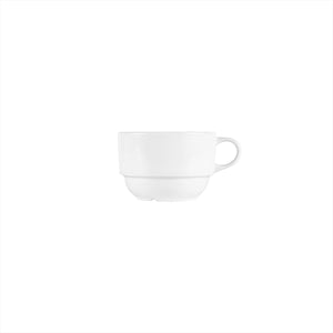 Turgla Porcelain Delta - Coupe dia.3.25" h:2.25" 7 oz. Round White Porcelain Cup (Set of 12) (EO01CF00) - iFoodservice Online