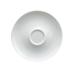 Turgla Porcelain Delta - Coupe dia.4.5" Round White Porcelain Saucer (Set of 24) (BST01KT00) - iFoodservice Online