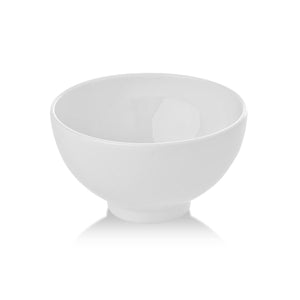 Turgla Porcelain Delta - Coupe dia.5.25" h:3" 17 oz. Round White Porcelain Bowl (Set of 6) (GR13KS00) - iFoodservice Online