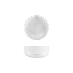 Turgla Porcelain Delta - Coupe dia.6" h:2.75" 33 oz. Round White Porcelain Ramekin (Set of 6) (EO16JK00) - iFoodservice Online
