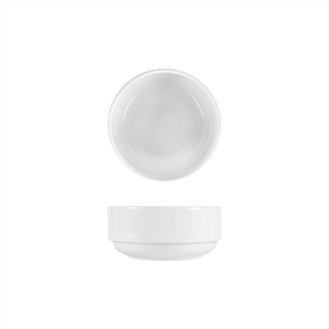 Turgla Porcelain Delta - Coupe dia.6" h:2.75" 33 oz. Round White Porcelain Ramekin (Set of 6) (EO16JK00) - iFoodservice Online