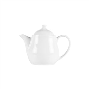 Turgla Porcelain Delta - Coupe dia.6" h:3" 13 oz. Round White Porcelain Coffee/Tea Pot (Set of 6) (EO01DM00) - iFoodservice Online
