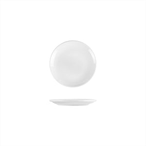 Turgla Porcelain Delta - Coupe dia.6" Round White Porcelain Plate (Set of 12) (EO15DU00) - iFoodservice Online