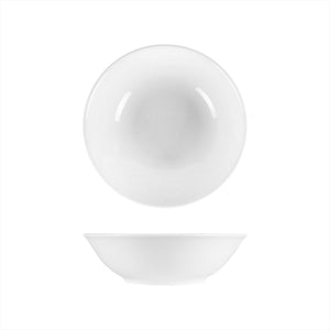 Turgla Porcelain Delta - Coupe dia.9" h:2.75" 42 oz. Round White Porcelain Bowl (Set of 6) (EO23KK00) - iFoodservice Online
