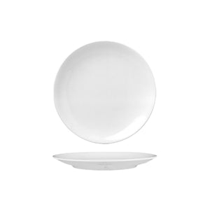 Turgla Porcelain Delta - Coupe dia.9.75" Round White Porcelain Plate (Set of 12) (EO25DU00) - iFoodservice Online