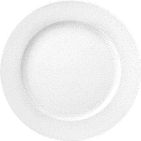 Turgla Porcelain Delta dia.10.5" Round White Porcelain Plate (Set of 12) (D127DU00) - iFoodservice Online