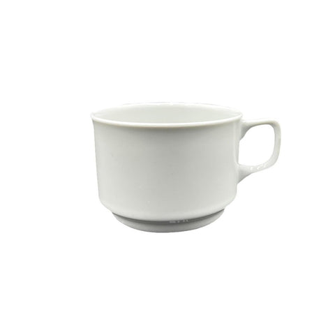 Turgla Porcelain Delta dia.3.25" h:2.25" 8 oz. Round White Porcelain Cup (Set of 12) (ES01CF00) - iFoodservice Online