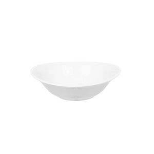 Turgla Porcelain Elips 6.25" x 5.5" x h:1.75" 10 oz. Oval White Porcelain Bowl (Set of 12) (ELS16KK00) - iFoodservice Online