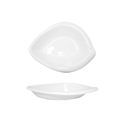 Turgla Porcelain Hawaii 11.5" x 9" x h:3.25" 41 oz. Oval White Porcelain Bowl (Set of 6) (HWI29KK00) - iFoodservice Online