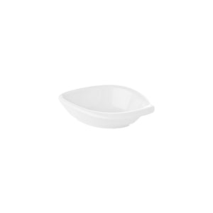 Turgla Porcelain Hawaii 9.5" x 7.5" x h:1.5" 14 oz. Oval White Porcelain Deep Plate (Set of 12) (HWI25CK00) - iFoodservice Online