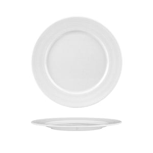 Turgla Porcelain Lizbon dia.10.5" Round White Porcelain Plate (Set of 12) (LIZ27DU00) - iFoodservice Online