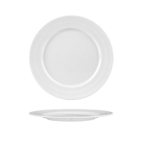Turgla Porcelain Lizbon dia.10.5" Round White Porcelain Plate (Set of 12) (LIZ27DU00) - iFoodservice Online