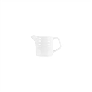 Turgla Porcelain Lizbon dia.1.75" h:3" 5 oz. Round White Porcelain Creamer (Set of 6) (LIZ01SU00) - iFoodservice Online
