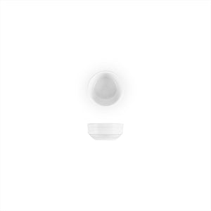 Turgla Porcelain Lizbon dia.3" h:1.25" 3 oz. Round White Porcelain Bowl (Set of 24) (LIZ08JK00) - iFoodservice Online