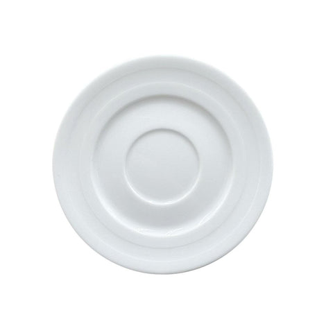 Turgla Porcelain Lizbon dia.5.75" Round White Porcelain Saucer (Set of 12) (LIZ01CT00) - iFoodservice Online